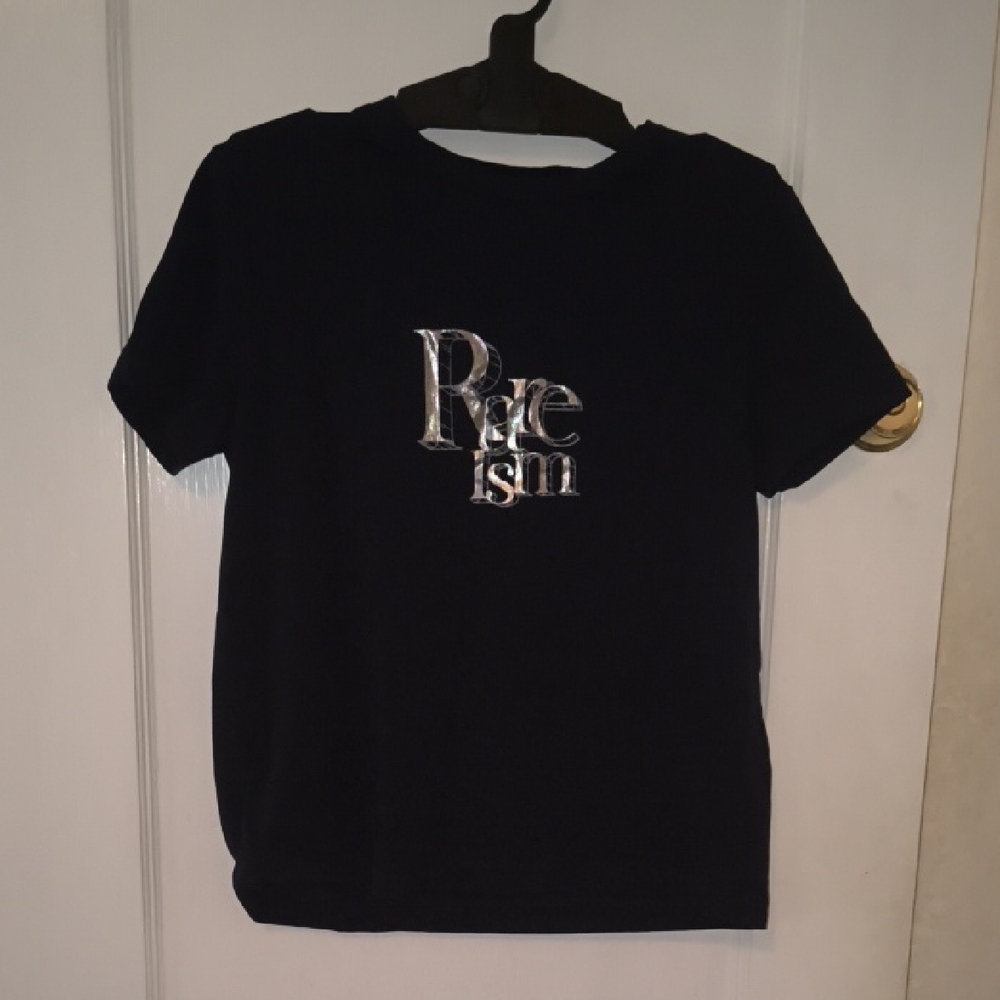 Rareism | Elegant Royal blue Short Sleeve Tee